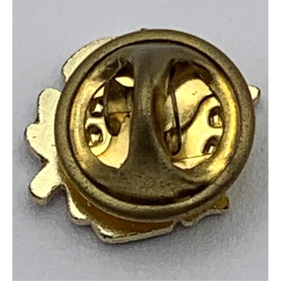 Canada Red Maple Leaf Pin Tack Red Gold Vintage - Picture 3 of 3